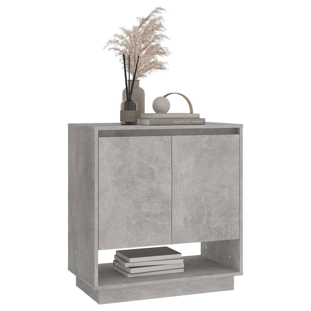 vidaXL Sideboard Concrete Grey 70x41x75 cm Engineered Wood