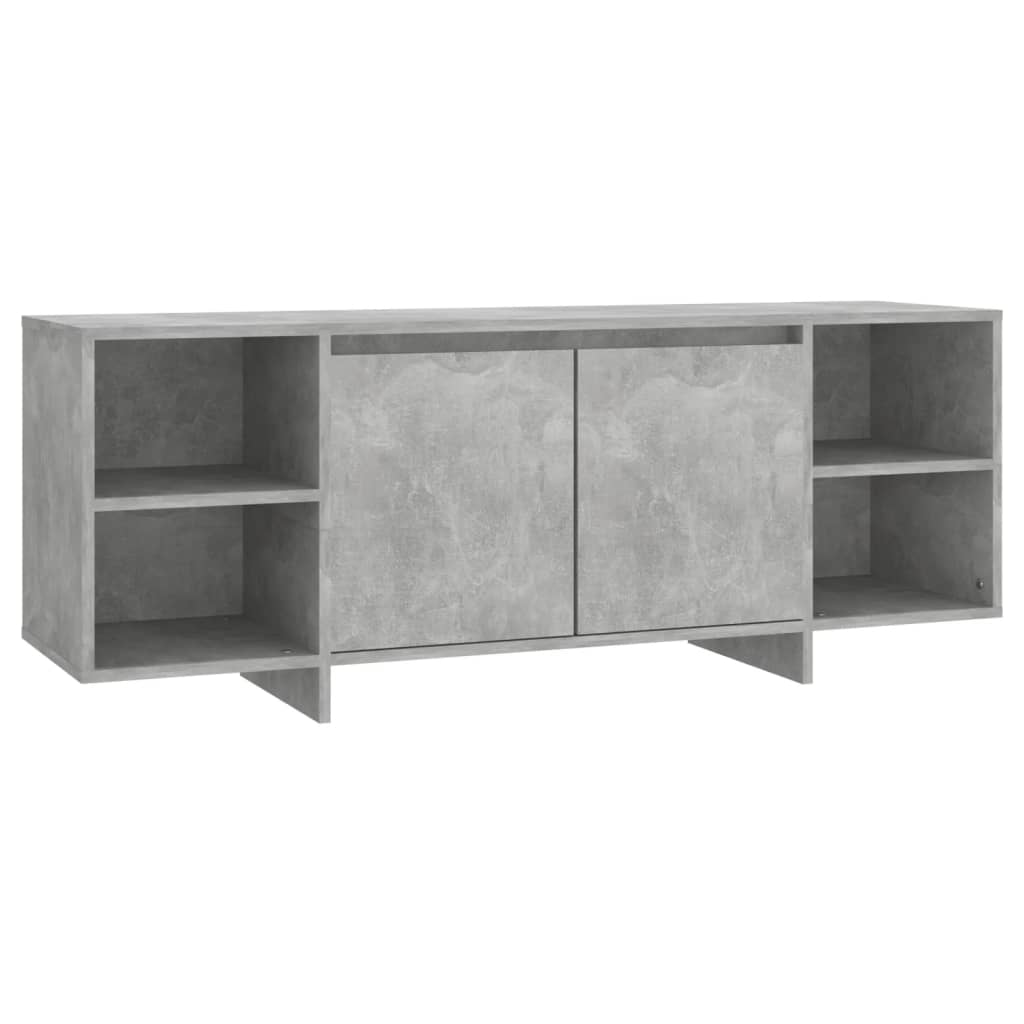 vidaXL TV Cabinet Concrete Grey 130x35x50 cm Engineered Wood