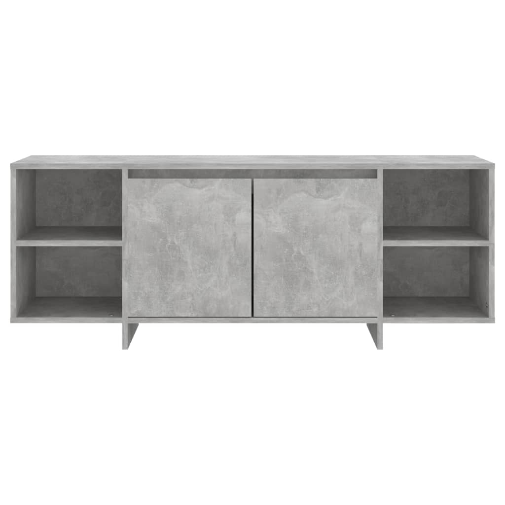 vidaXL TV Cabinet Concrete Grey 130x35x50 cm Engineered Wood