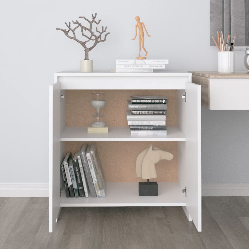vidaXL Sideboard White 70x41x75 cm Engineered Wood