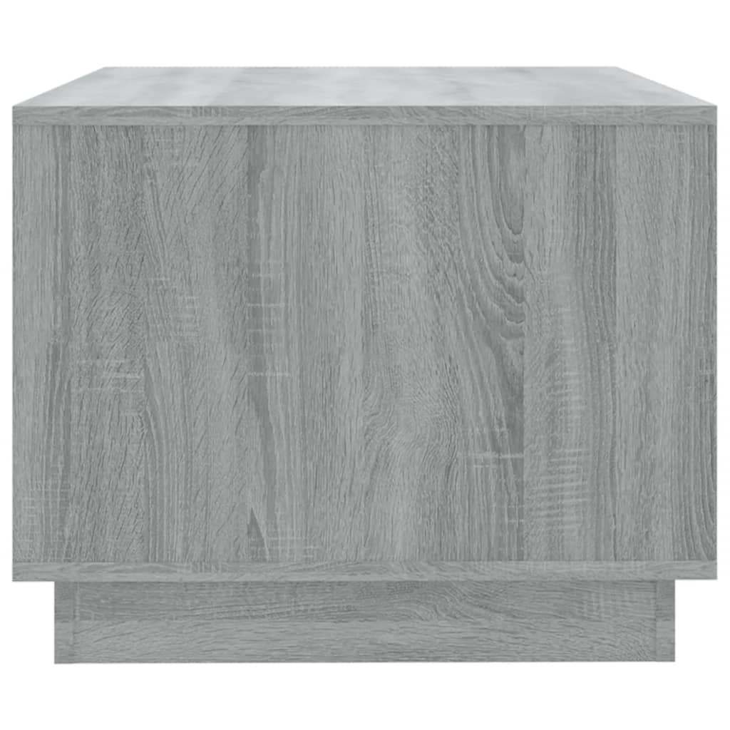 vidaXL Coffee Table Grey Sonoma 102.5x55x44 cm Engineered Wood