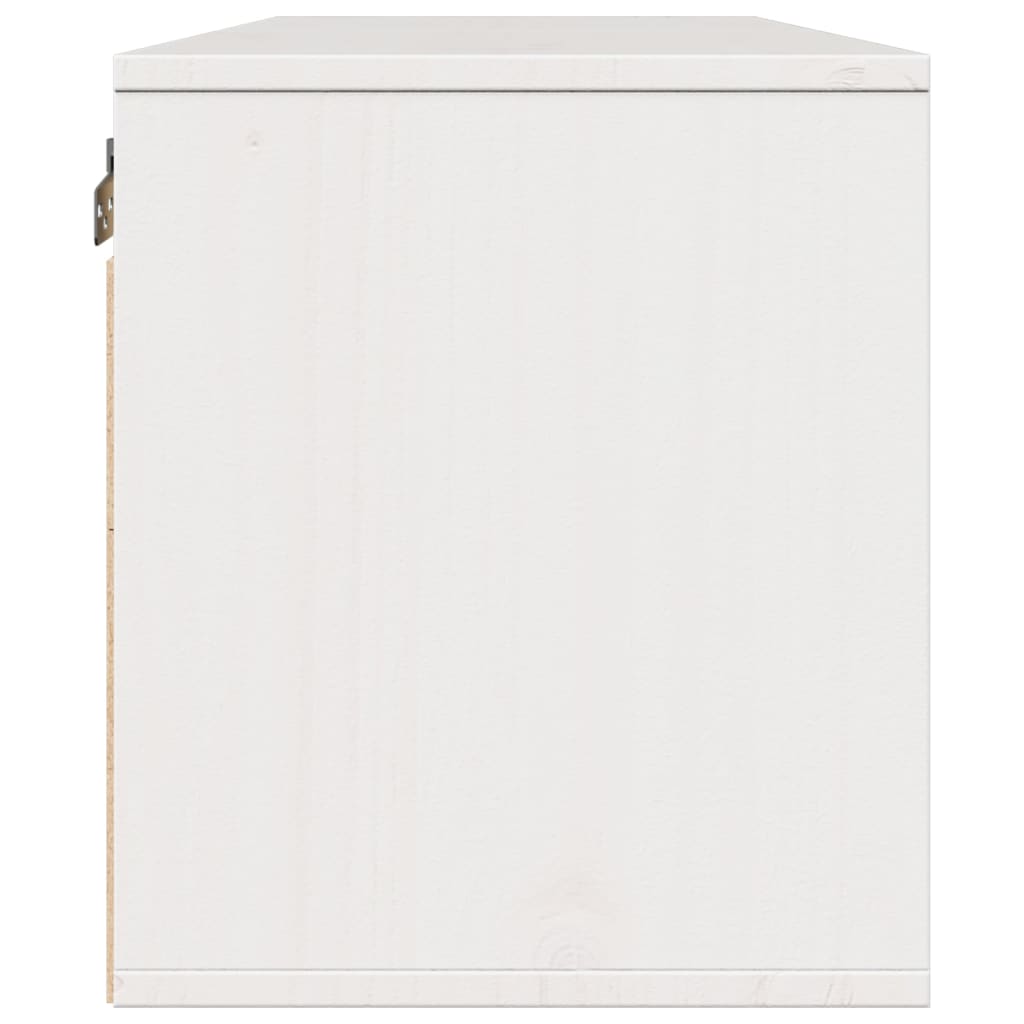vidaXL Wall Cabinets 2 pcs White 45x30x35 cm Solid Wood Pine