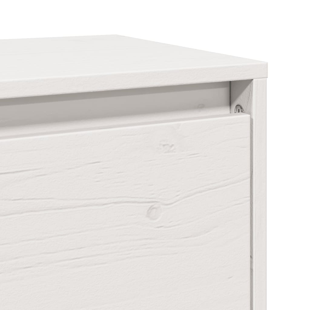 vidaXL Wall Cabinets 2 pcs White 45x30x35 cm Solid Wood Pine