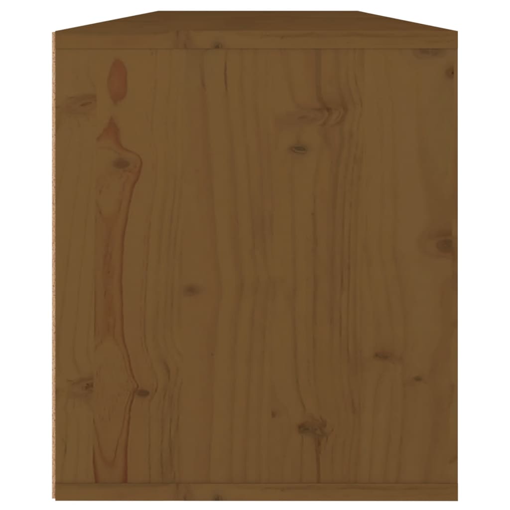 vidaXL Wall Cabinets 2 pcs Honey Brown 60x30x35 cm Solid Wood Pine