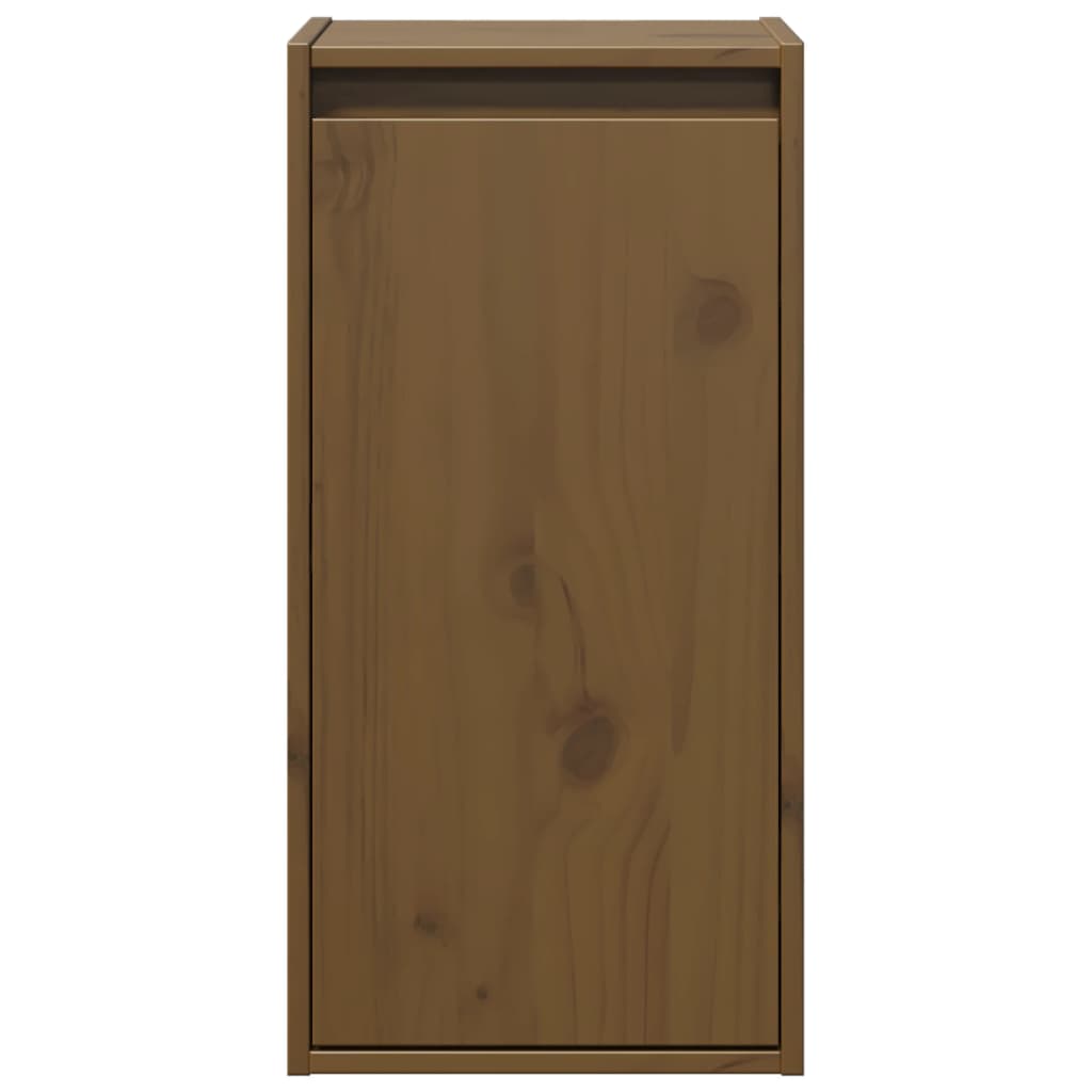vidaXL Wall Cabinets 2 pcs Honey Brown 30x30x60 cm Solid Wood Pine