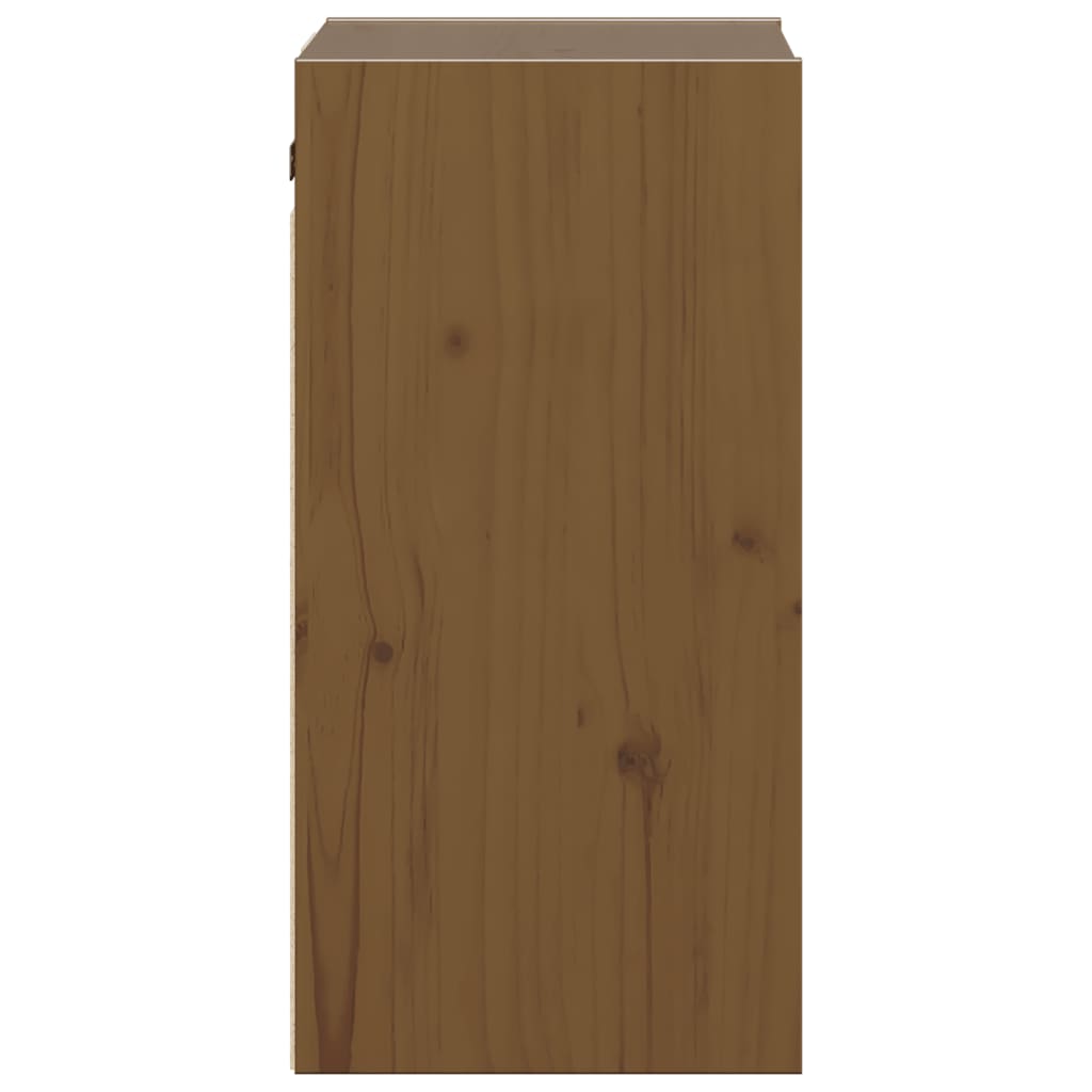 vidaXL Wall Cabinets 2 pcs Honey Brown 30x30x60 cm Solid Wood Pine