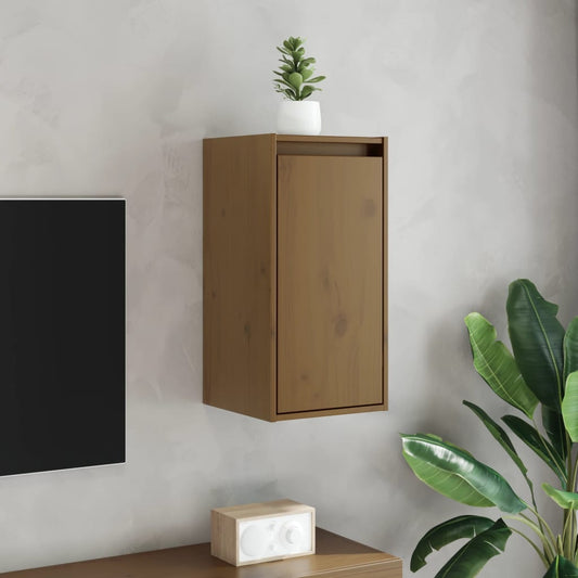 vidaXL Wall Cabinets 2 pcs Honey Brown 30x30x60 cm Solid Wood Pine