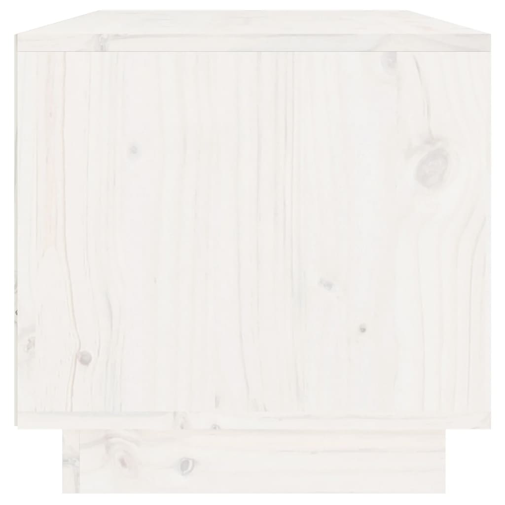 vidaXL TV Cabinet White 60x35x35 cm Solid Wood Pine