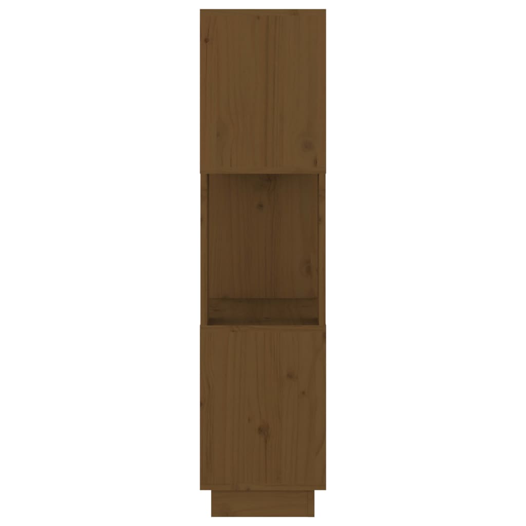 vidaXL Book Cabinet/Room Divider Honey Brown 51x25x101 cm Solid Wood Pine