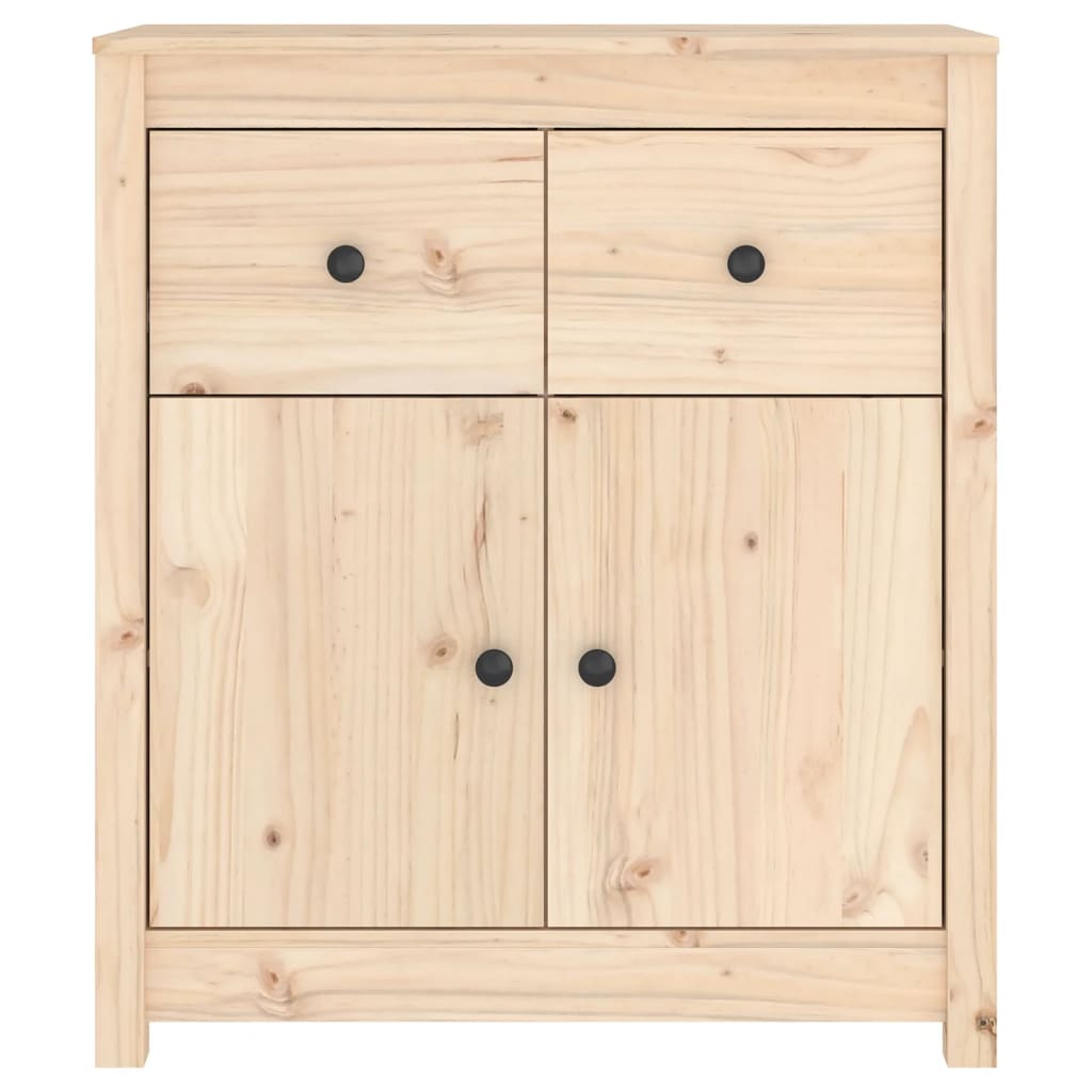vidaXL Sideboard 70x35x80 cm Solid Wood Pine