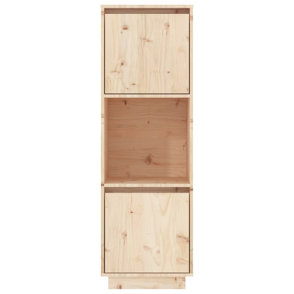 vidaXL Highboard 38x35x117 cm Solid Wood Pine