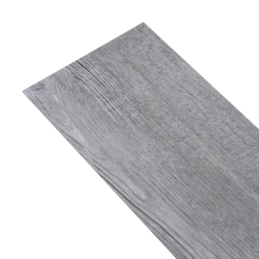 vidaXL Self-adhesive PVC Flooring Planks 2.51 m² 2 mm Matt Wood Grey