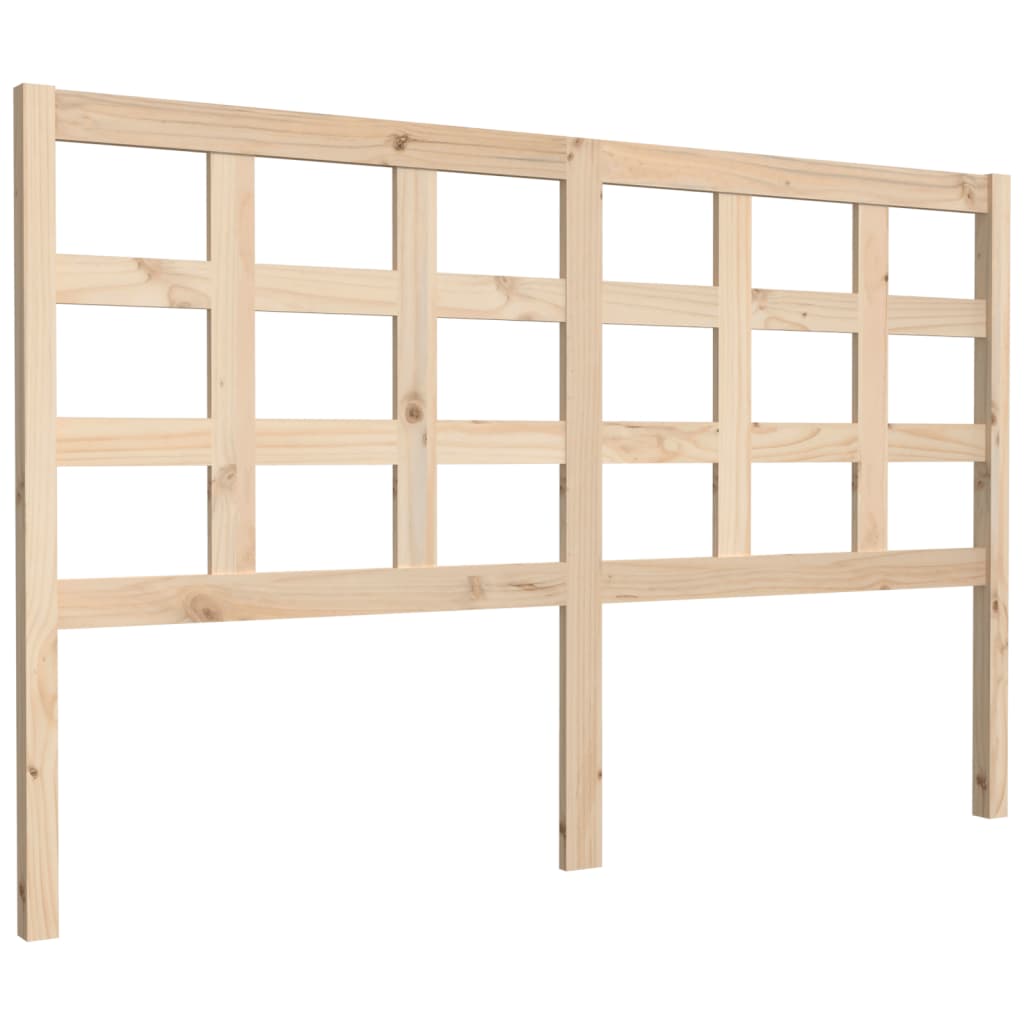 vidaXL Bed Headboard 156 cm Solid Wood Pine