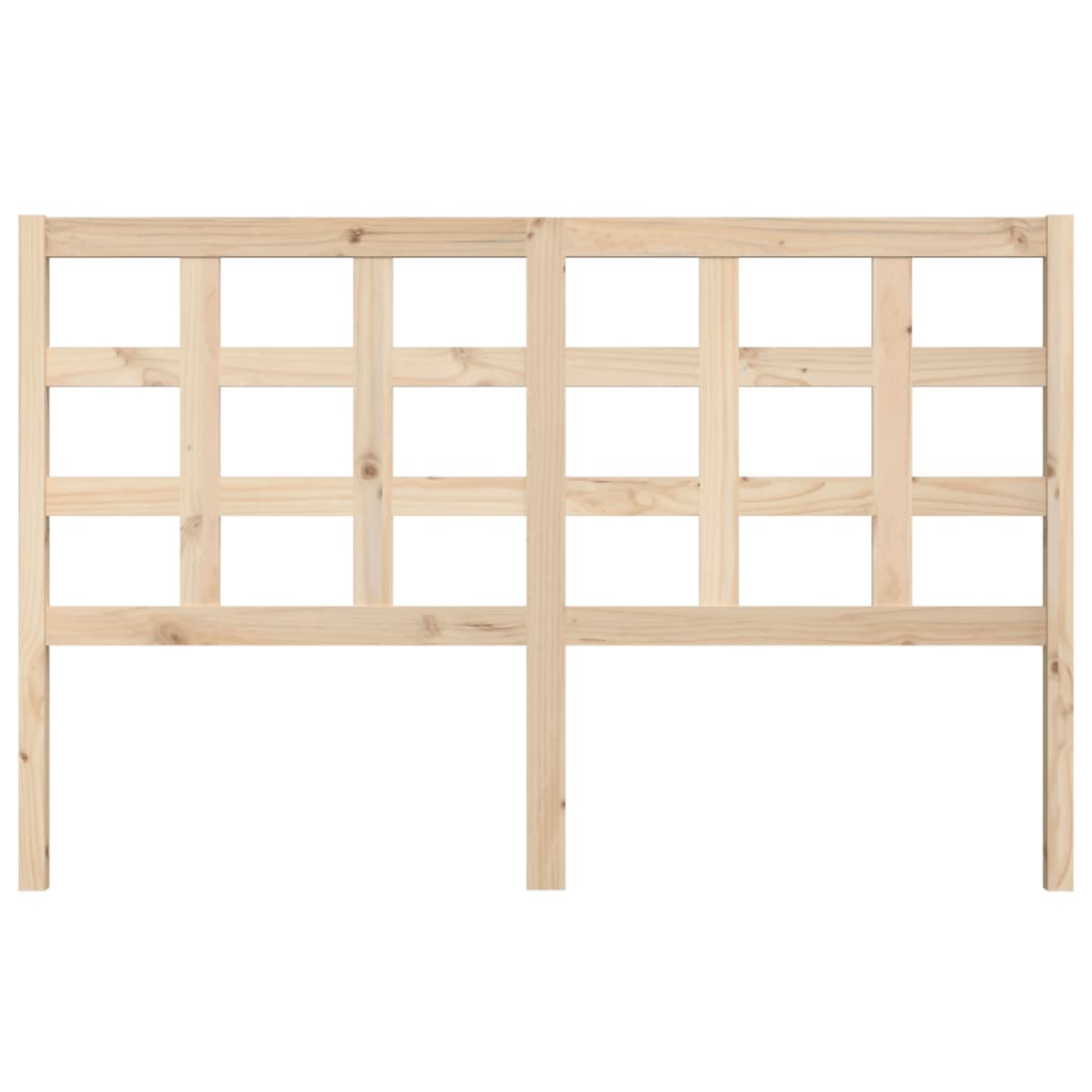 vidaXL Bed Headboard 156 cm Solid Wood Pine