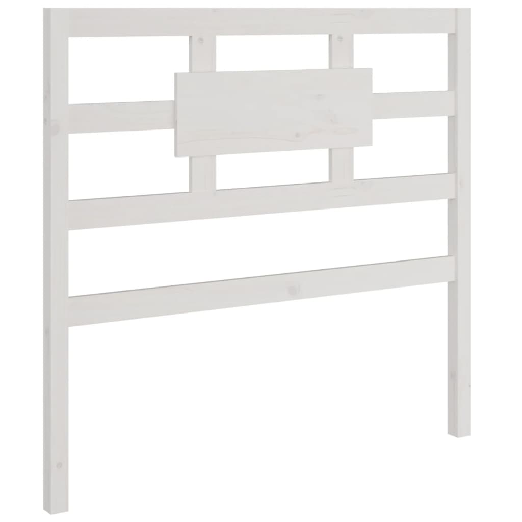 vidaXL Bed Headboard White 95.5 cm Solid Wood Pine