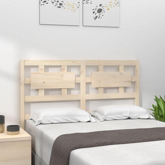 vidaXL Bed Headboard 140.5 cm Solid Wood Pine