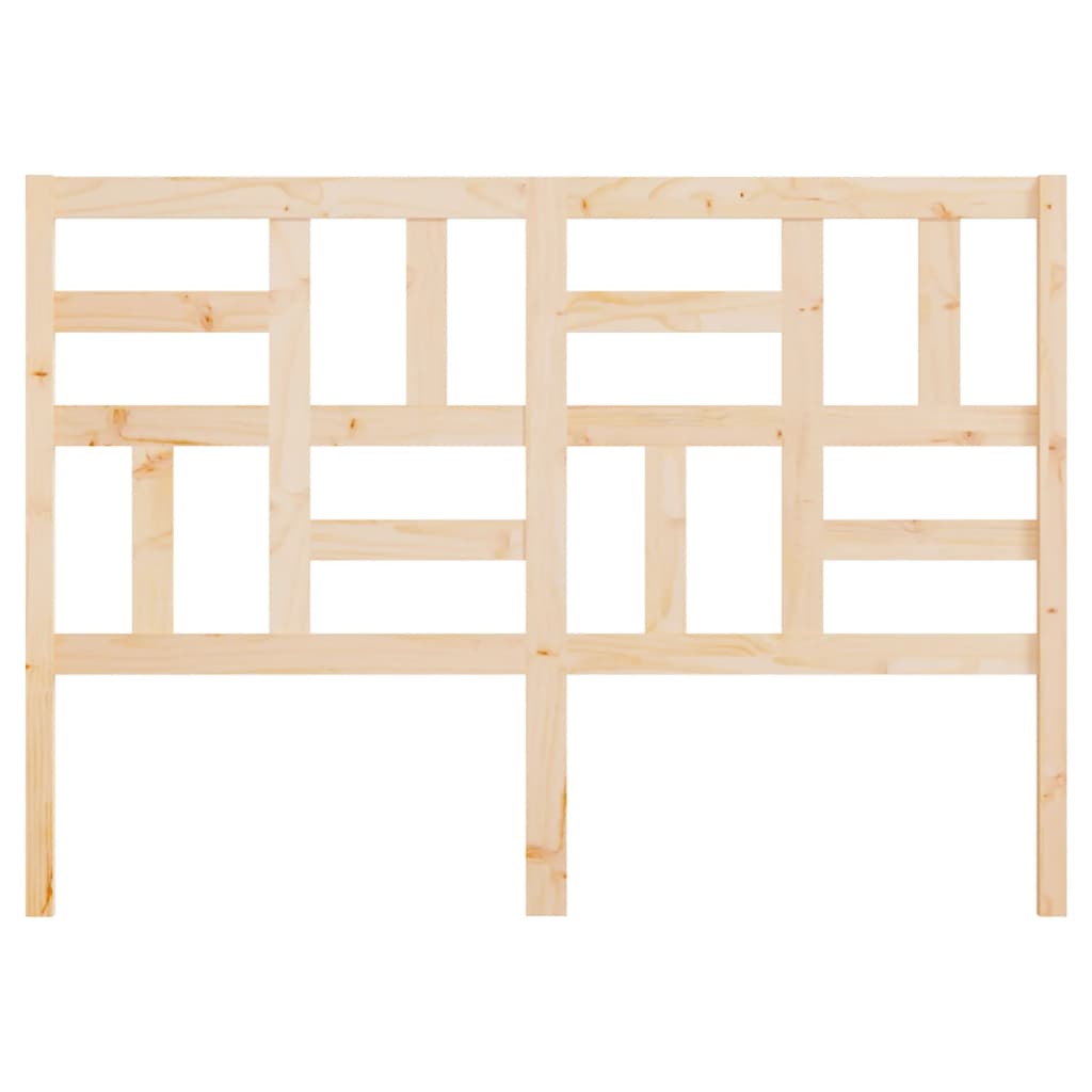 vidaXL Bed Headboard 141x4x104 cm Solid Wood Pine