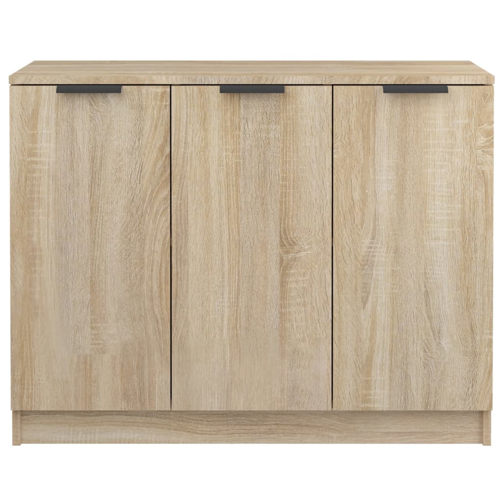 vidaXL Sideboard Sonoma Oak 90.5x30x70 cm Engineered Wood