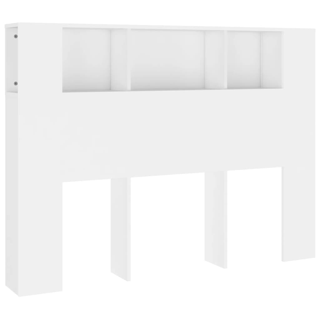 vidaXL Headboard Cabinet White 140 cm