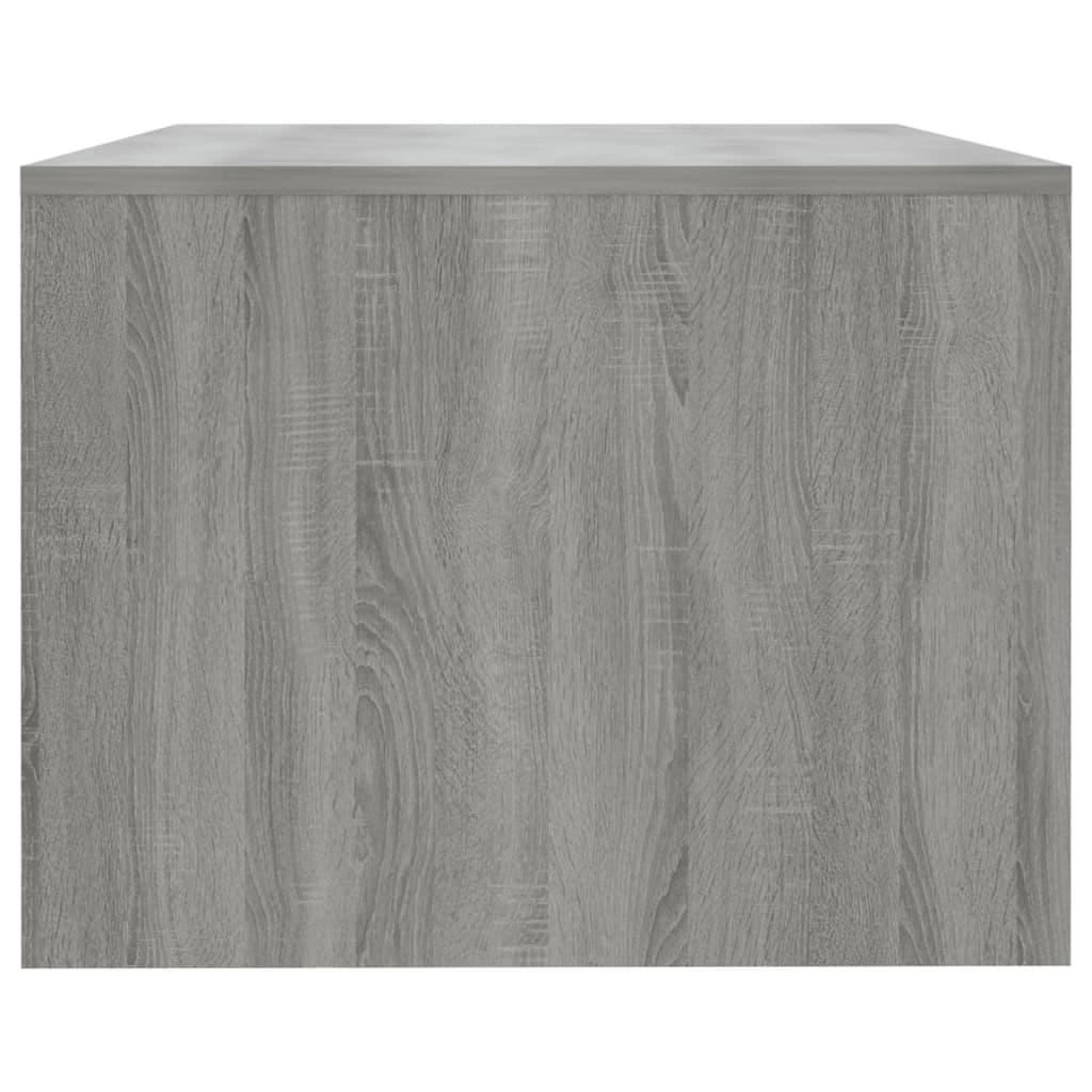 vidaXL Coffee Table Grey Sonoma 102x55x42 cm Engineered Wood