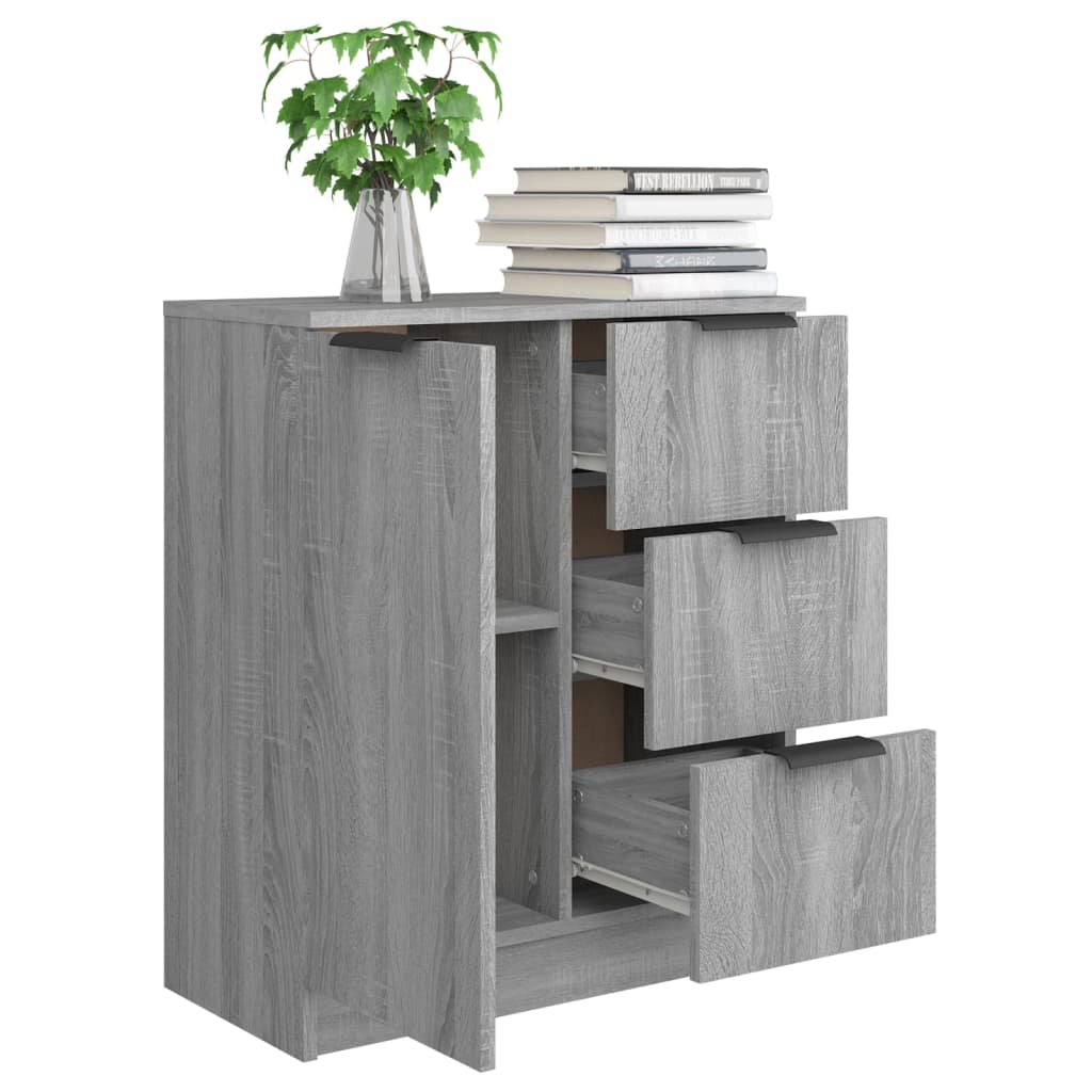 vidaXL Sideboard Grey Sonoma 60x30x70 cm Engineered Wood