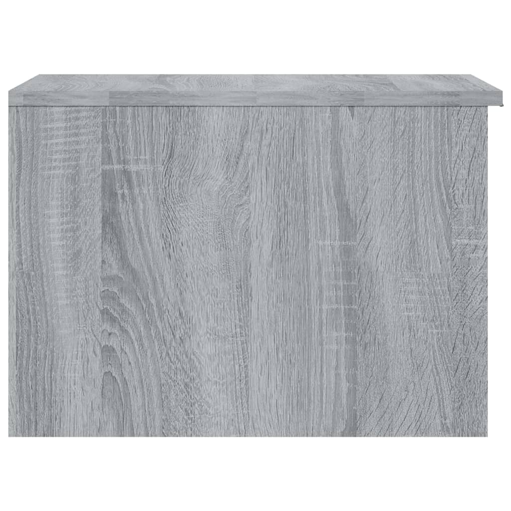 vidaXL Coffee Table Grey Sonoma 50x50x36 cm Engineered Wood