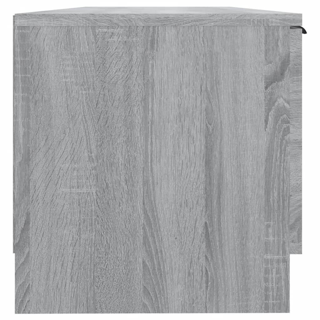 vidaXL TV Cabinet Grey Sonoma 102x35x36.5 cm Engineered Wood