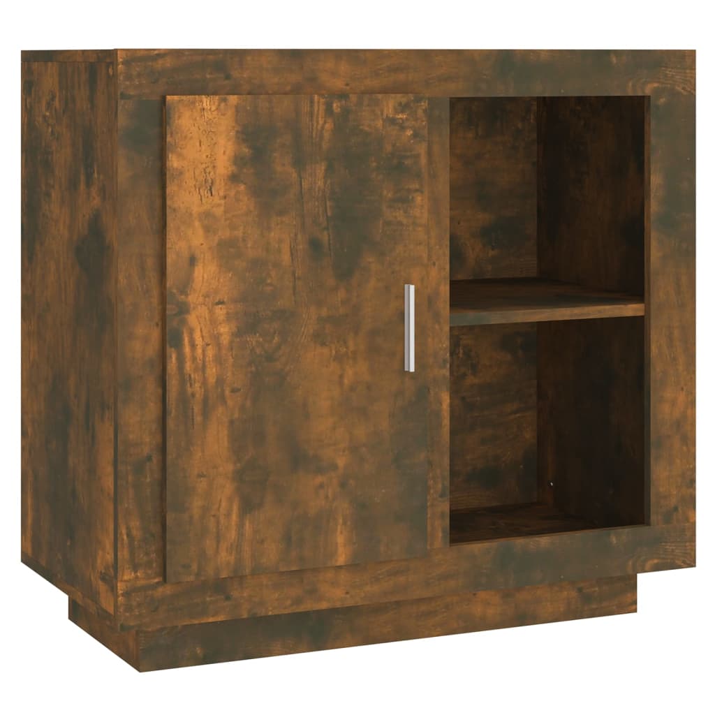 vidaXL Sideboard Smoked Oak 80x40x75 cm