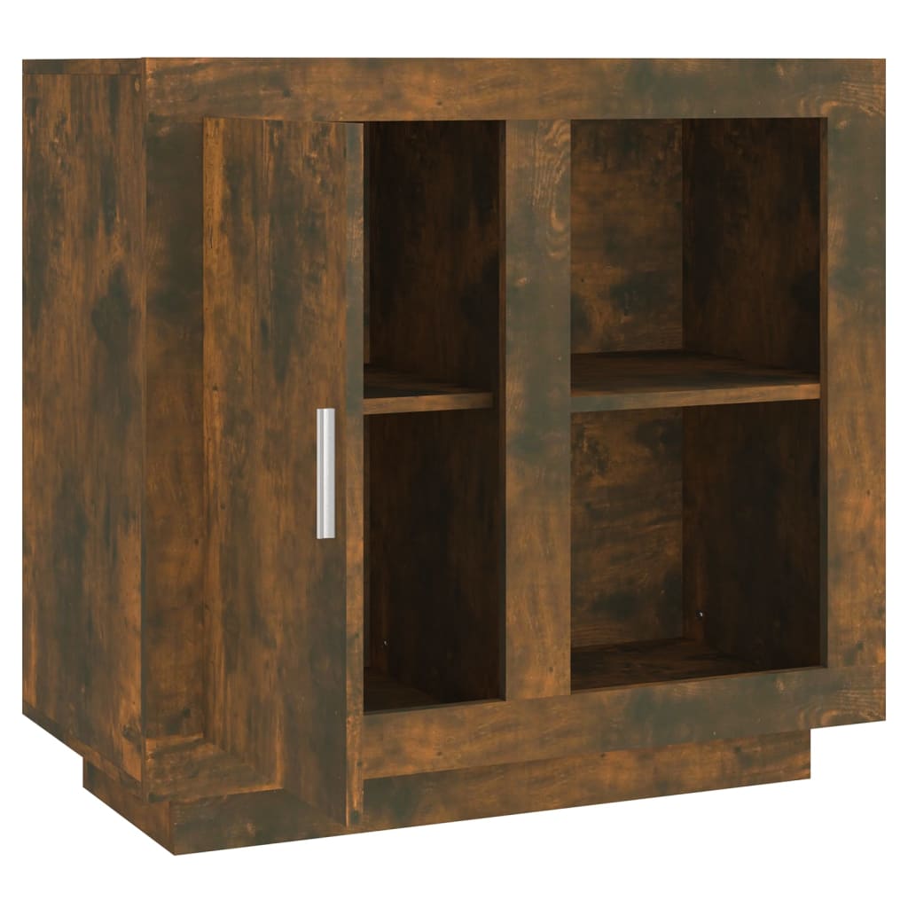 vidaXL Sideboard Smoked Oak 80x40x75 cm