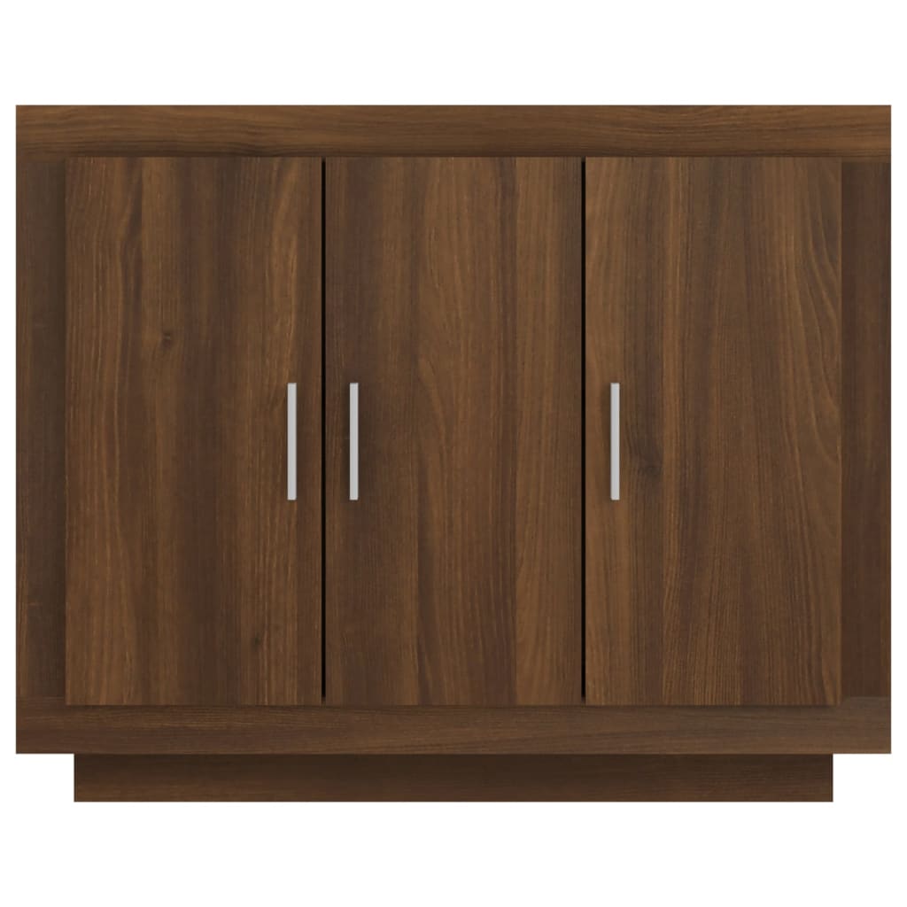 vidaXL Sideboard Brown Oak 92x35x75 cm Engineered Wood