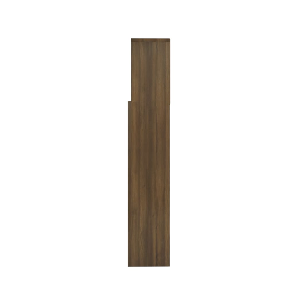 vidaXL Headboard Cabinet Brown Oak 160 cm