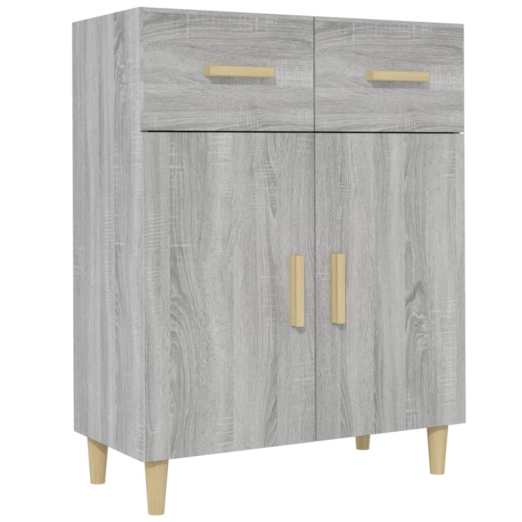 vidaXL Sideboard Grey Sonoma 69.5x34x89 cm Engineered Wood