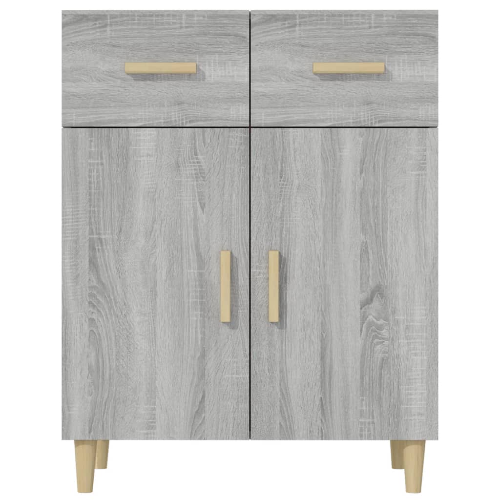 vidaXL Sideboard Grey Sonoma 69.5x34x89 cm Engineered Wood