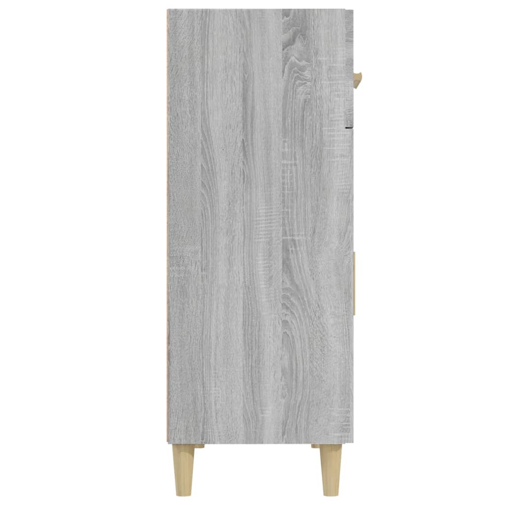 vidaXL Sideboard Grey Sonoma 69.5x34x89 cm Engineered Wood