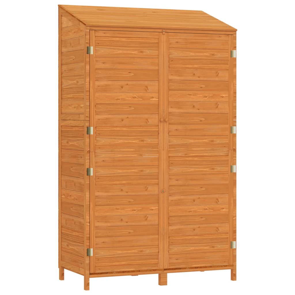 vidaXL Garden Shed Brown 102x52x174.5 cm Solid Wood Fir