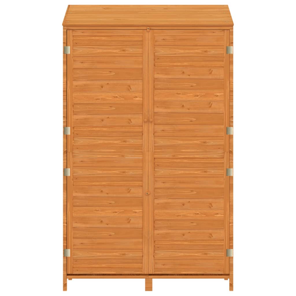 vidaXL Garden Shed Brown 102x52x174.5 cm Solid Wood Fir