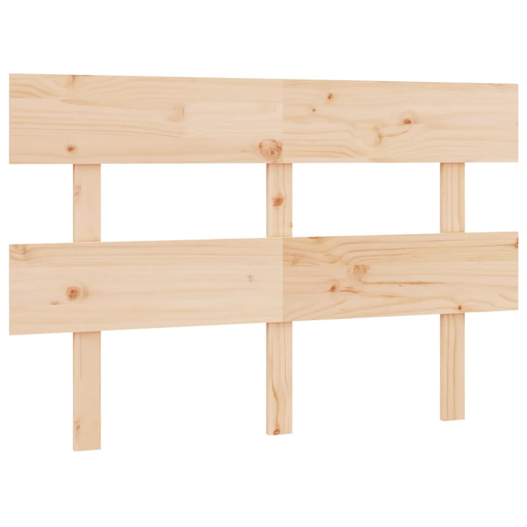 vidaXL Bed Headboard 138x3x81 cm Solid Wood Pine