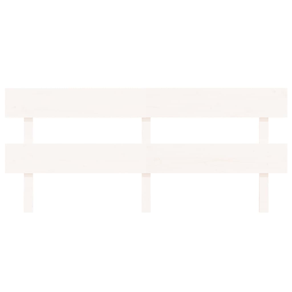 vidaXL Bed Headboard White 184 cm Solid Wood Pine