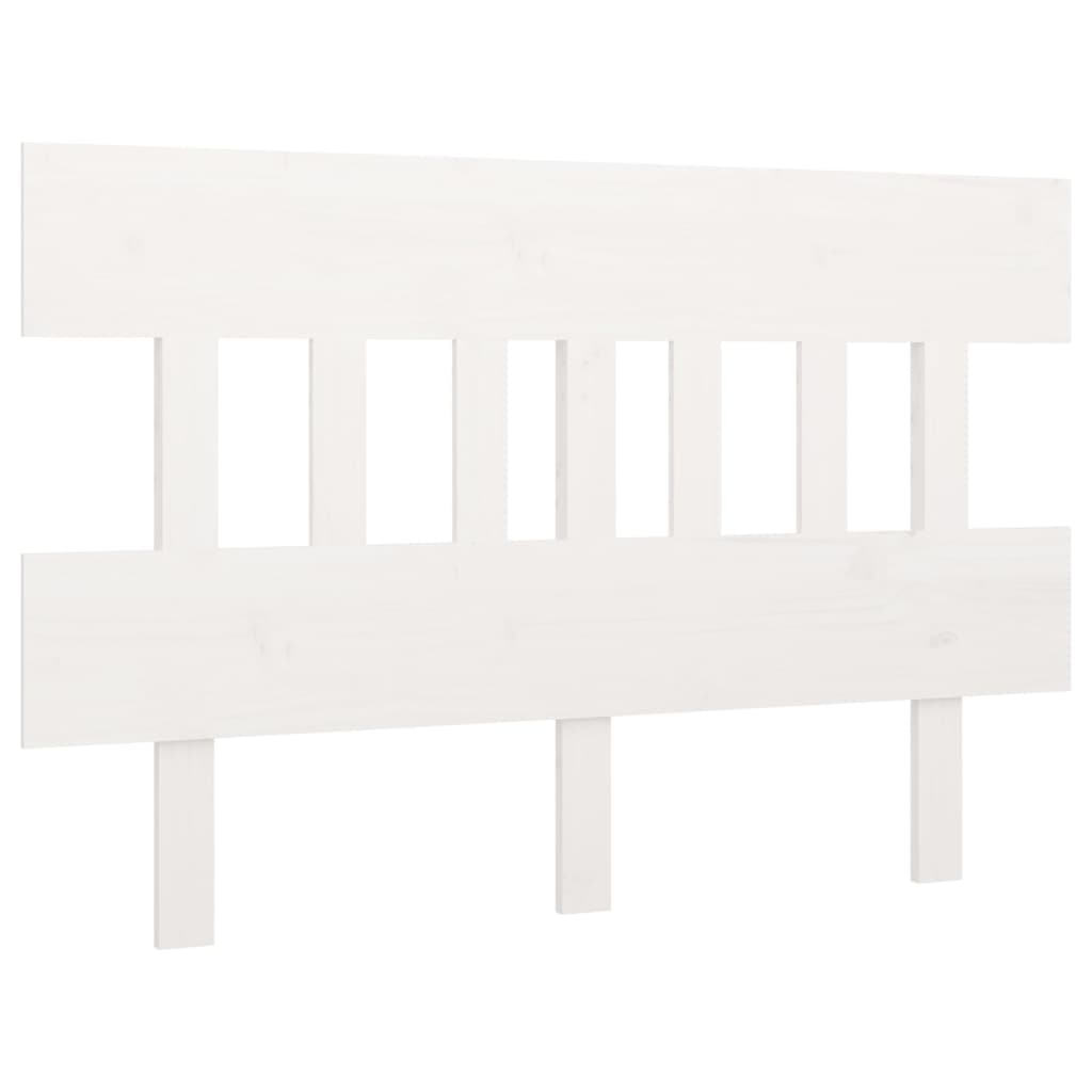 vidaXL Bed Headboard White 183.5 cm Solid Wood Pine