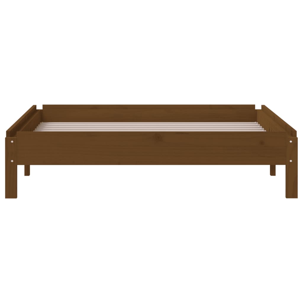 vidaXL Stack Bed without Mattress Honey Brown 90x190 cm Solid Wood Pine