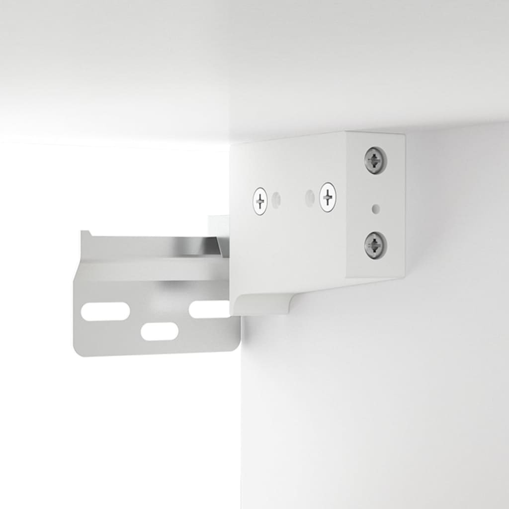 vidaXL Bathroom Mirror Cabinet White 64x20x67 cm