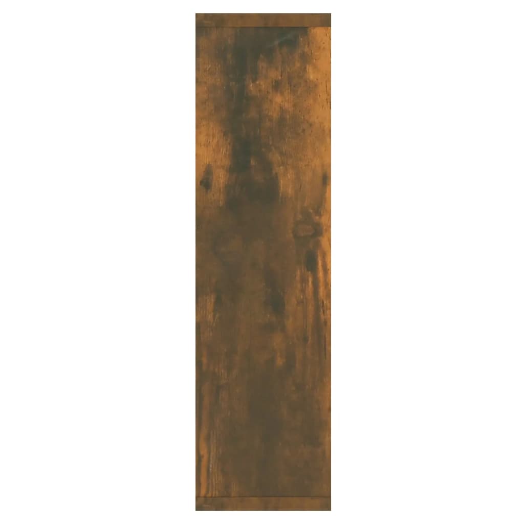 vidaXL Mirror Cabinet with LED Smoked Oak 76x15x55 cm