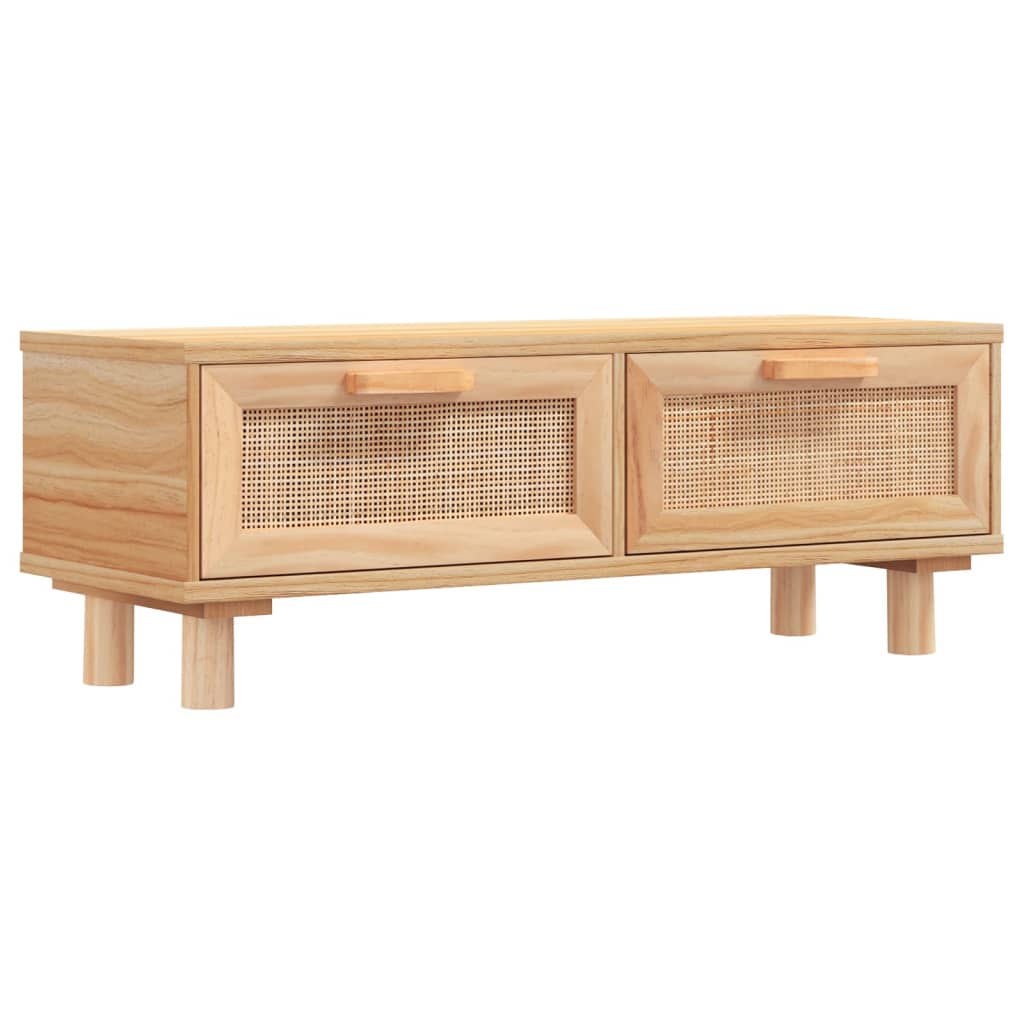 vidaXL Coffee Table Brown 80x40x30 cm Engineered Wood&Solid Wood Pine