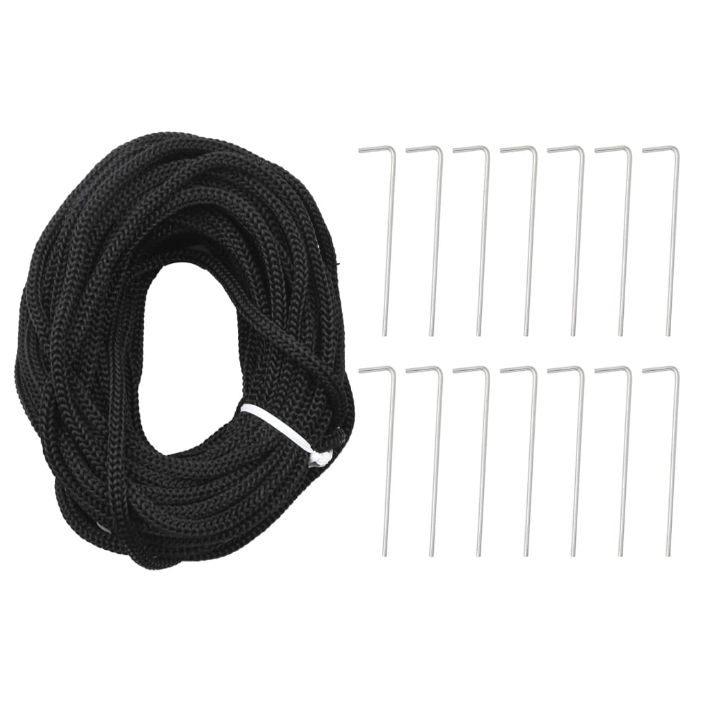 vidaXL Christmas Tree on Flagpole Warm White 1134 LEDs 800 cm