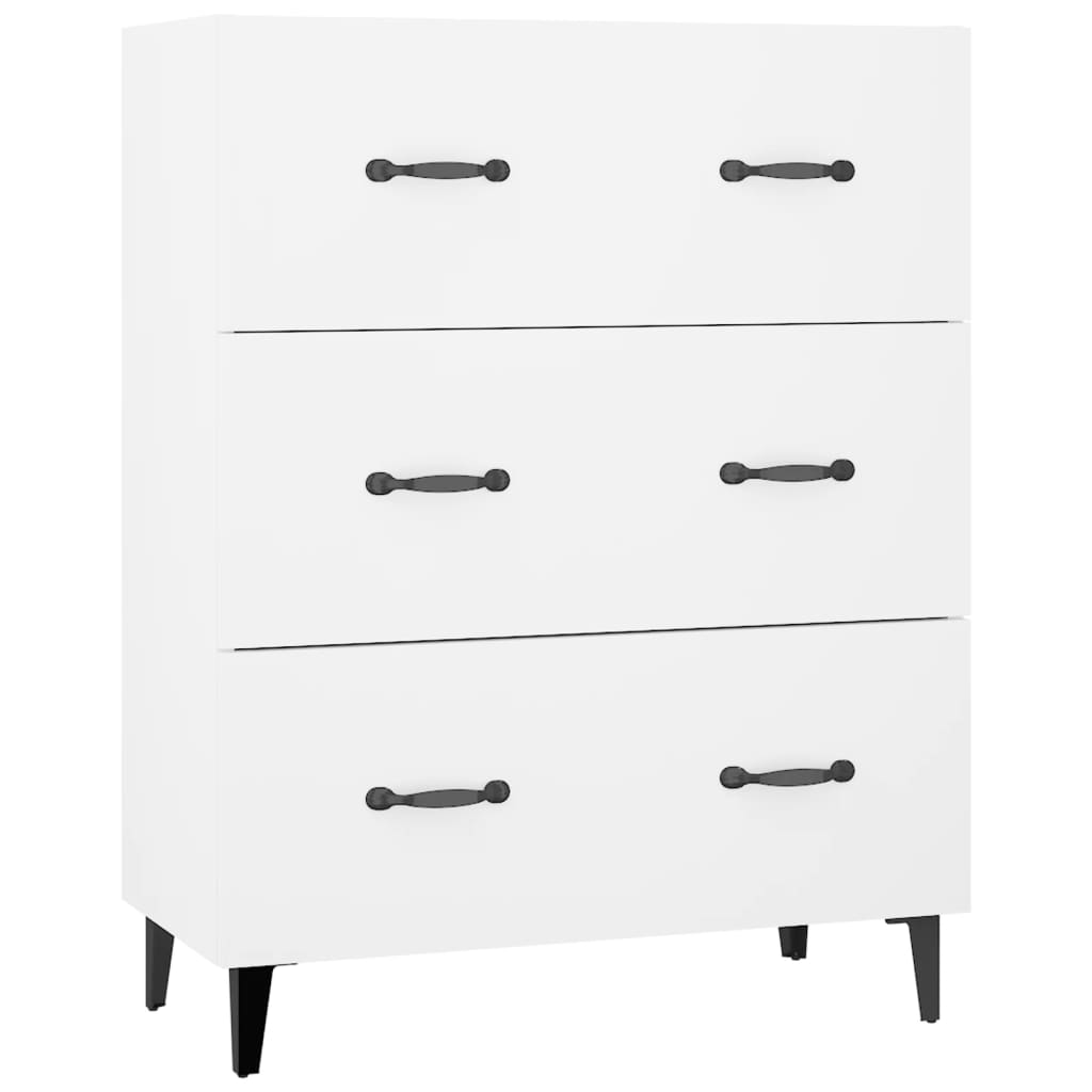 vidaXL Highboard White 69.5x34x180 cm Engineered Wood