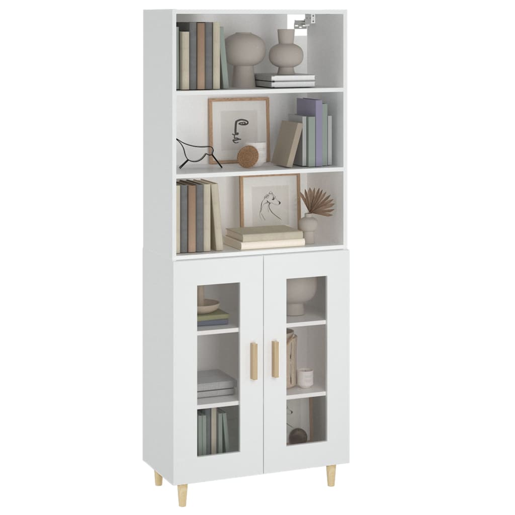vidaXL Highboard White Engineered Wood