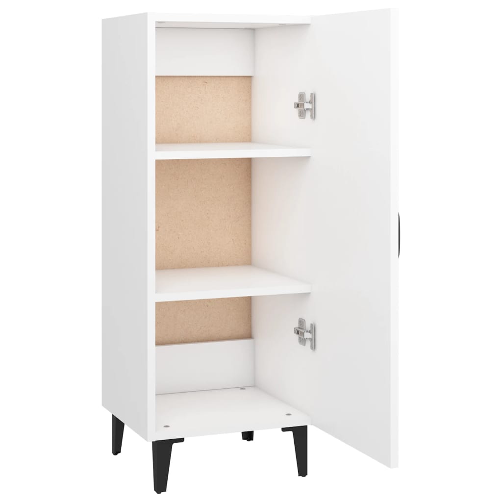 vidaXL Highboard White 34.5x34x180 cm Engineered Wood