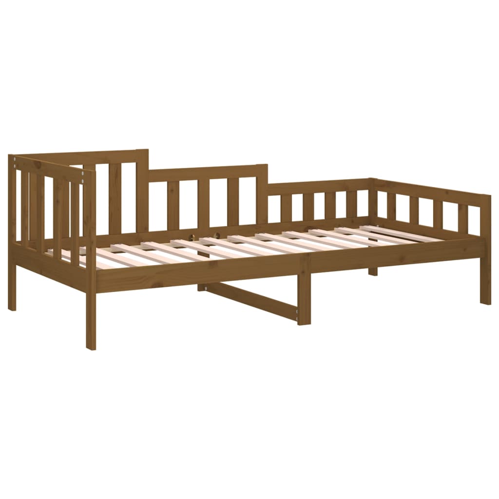 vidaXL Day Bed without Mattress Honey Brown 90x190 cm Solid Wood Pine