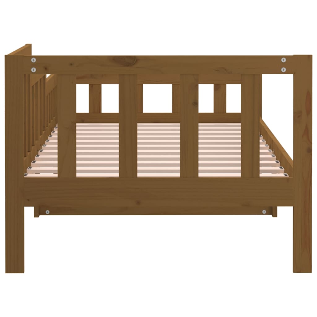 vidaXL Day Bed without Mattress Honey Brown 90x190 cm Solid Wood Pine