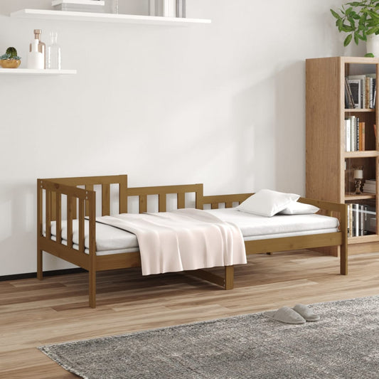vidaXL Day Bed without Mattress Honey Brown 90x190 cm Solid Wood Pine